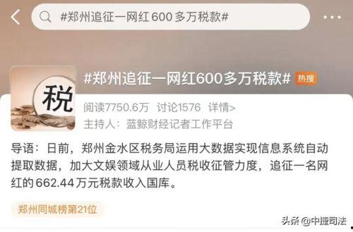 补税的明星网红有哪些,揭秘涉税名单与反思