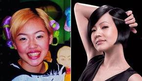 明星网红对比现场图,现场图对比揭秘真实差距