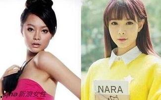 明星网红整容对比图片女,明星整容前后惊人对比