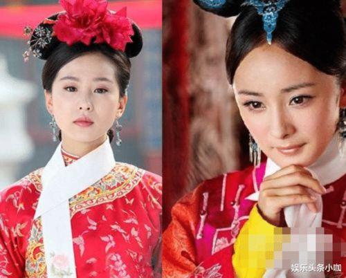 明星网红古装对比图片女,明星网红古装造型大比拼